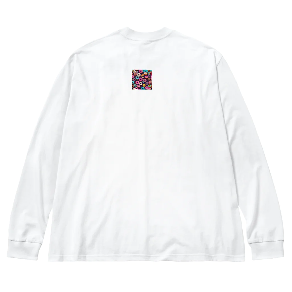 piasのオリジナルグッズアイテム通販のしあわせのドーナツたち Big Long Sleeve T-Shirt