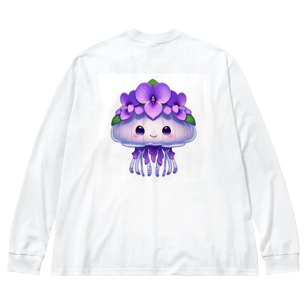 kimiyanの花くらげ　すみれちゃん2 Big Long Sleeve T-Shirt