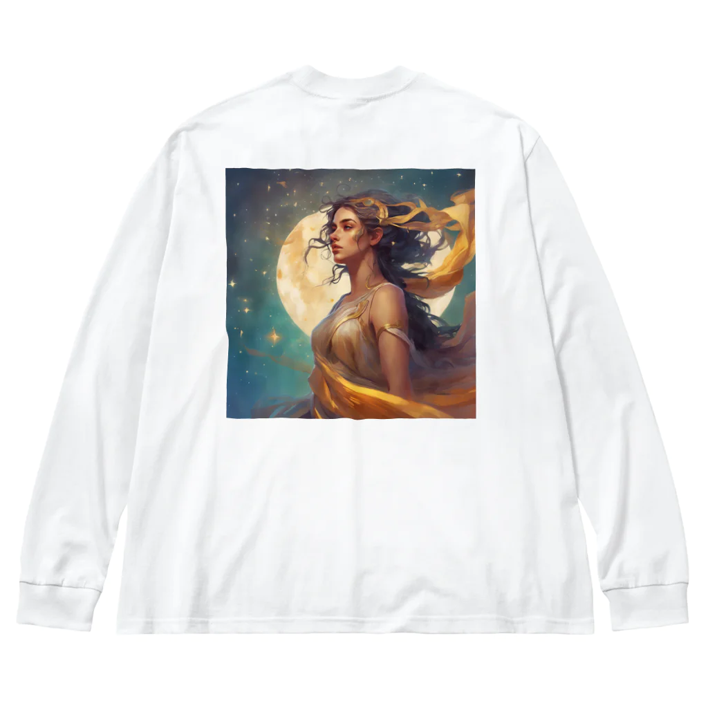 hiro4503のギリシア神話の女性 ビッグシルエットロングスリーブTシャツ