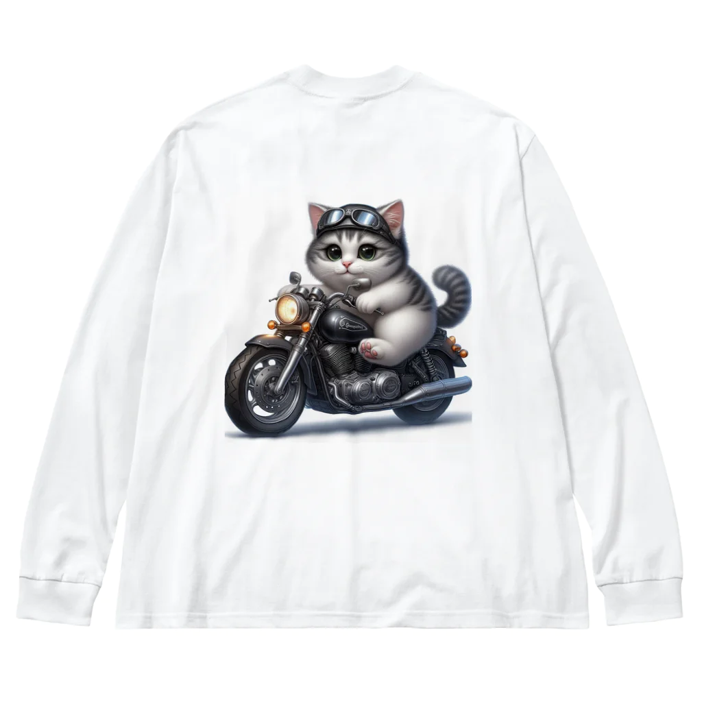 Creation CATのライダーCAT Big Long Sleeve T-Shirt