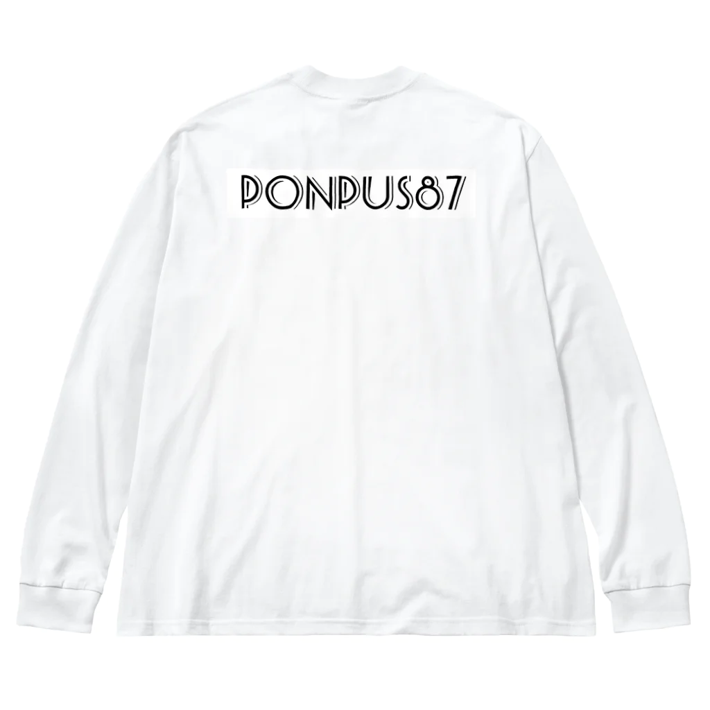 Happyーpop28c🎵のLOVEラビット🐰　PONPUS114 ビッグシルエットロングスリーブTシャツ