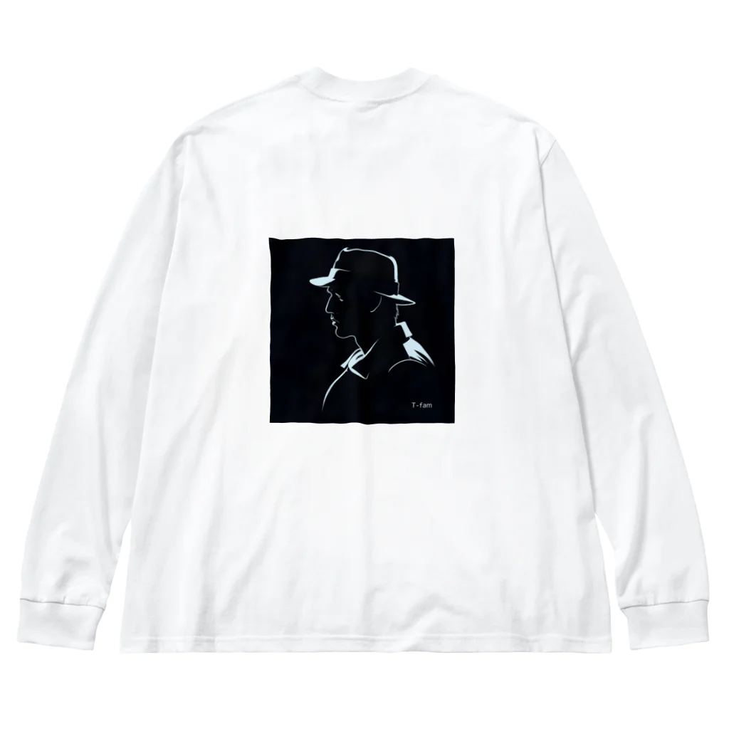 yuyupopo44のSilhouetteStrength Big Long Sleeve T-Shirt