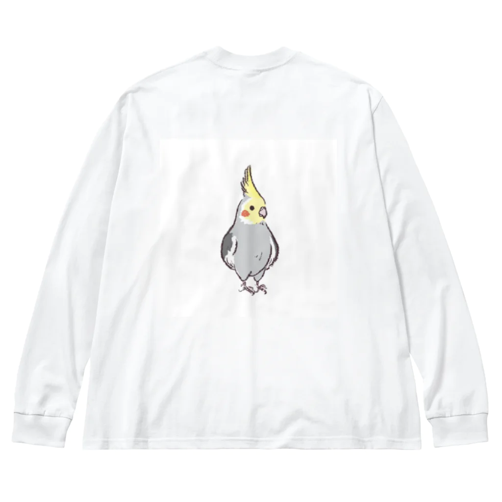 paguyoのオカメインコRocky Big Long Sleeve T-Shirt