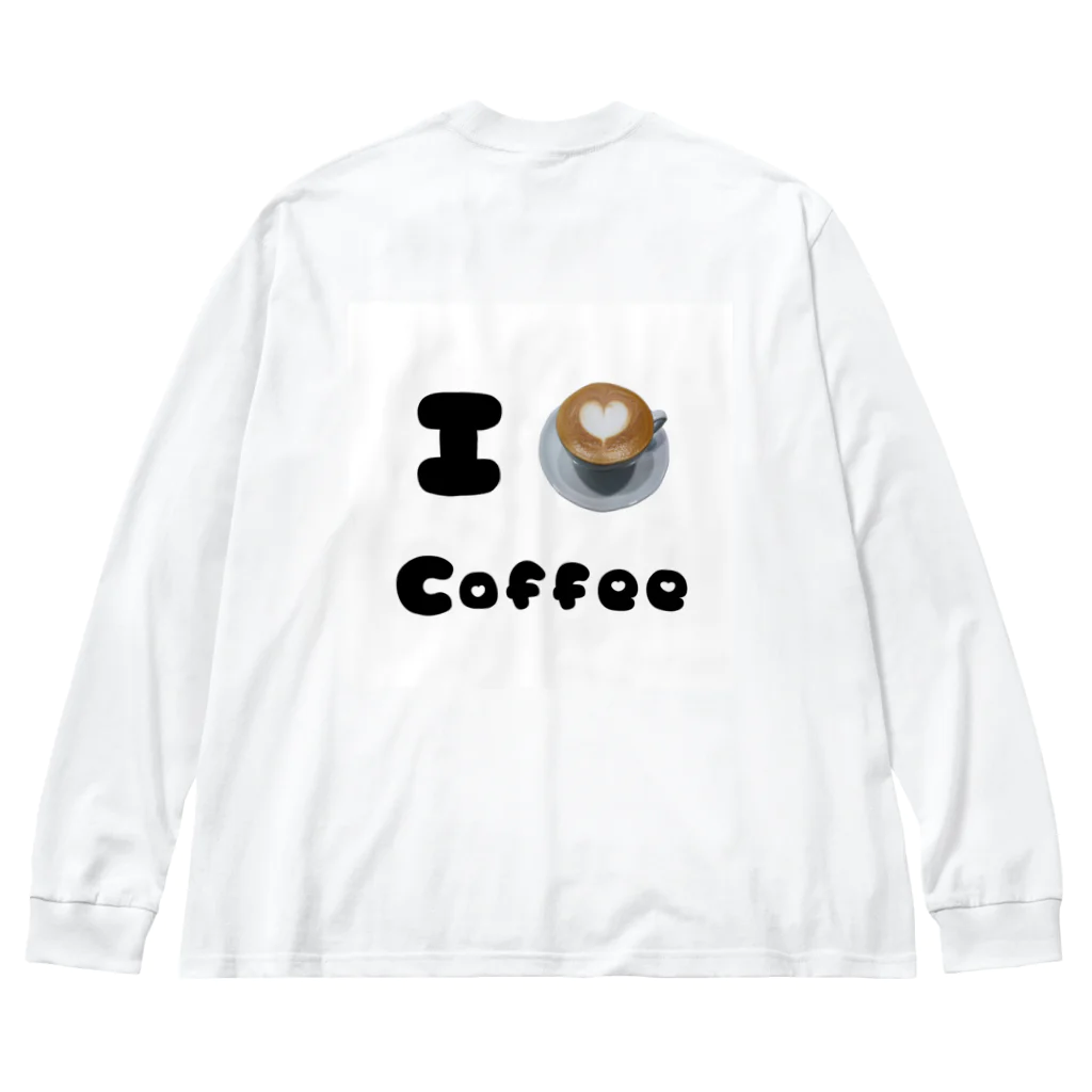 BIMAMECOFFEEのI♡coffee Big Long Sleeve T-Shirt