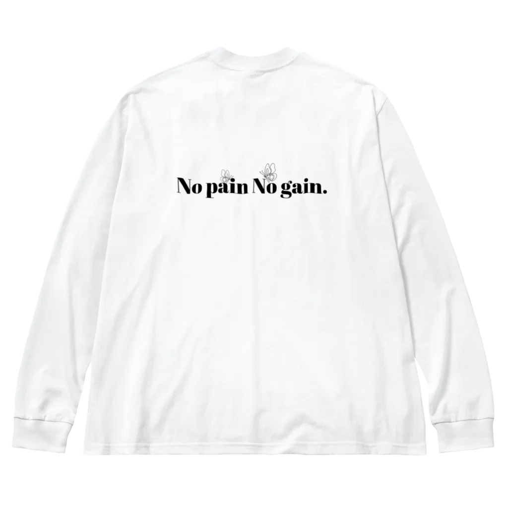 blueingreenのNo pain No gain. ビッグシルエットロングスリーブTシャツ