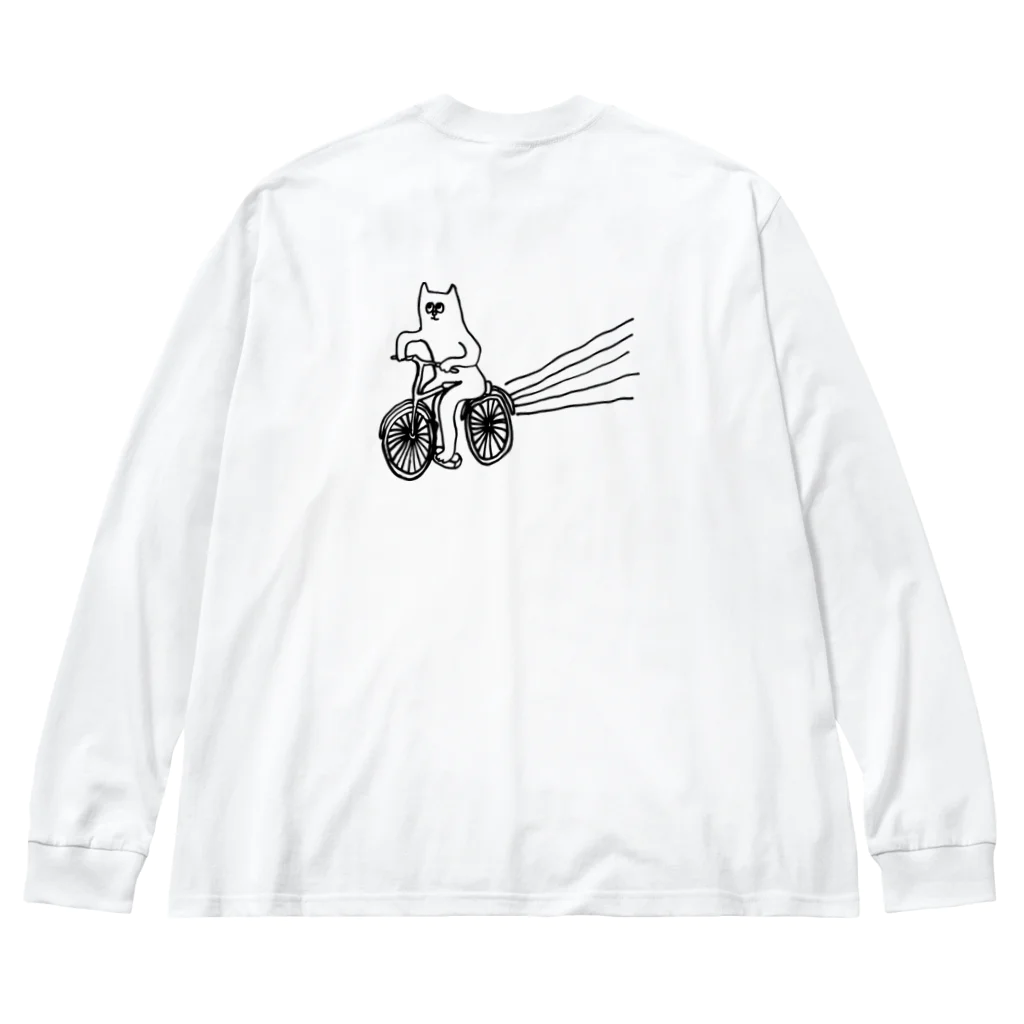 にゃんまるくんの爆走キャッツ Big Long Sleeve T-Shirt