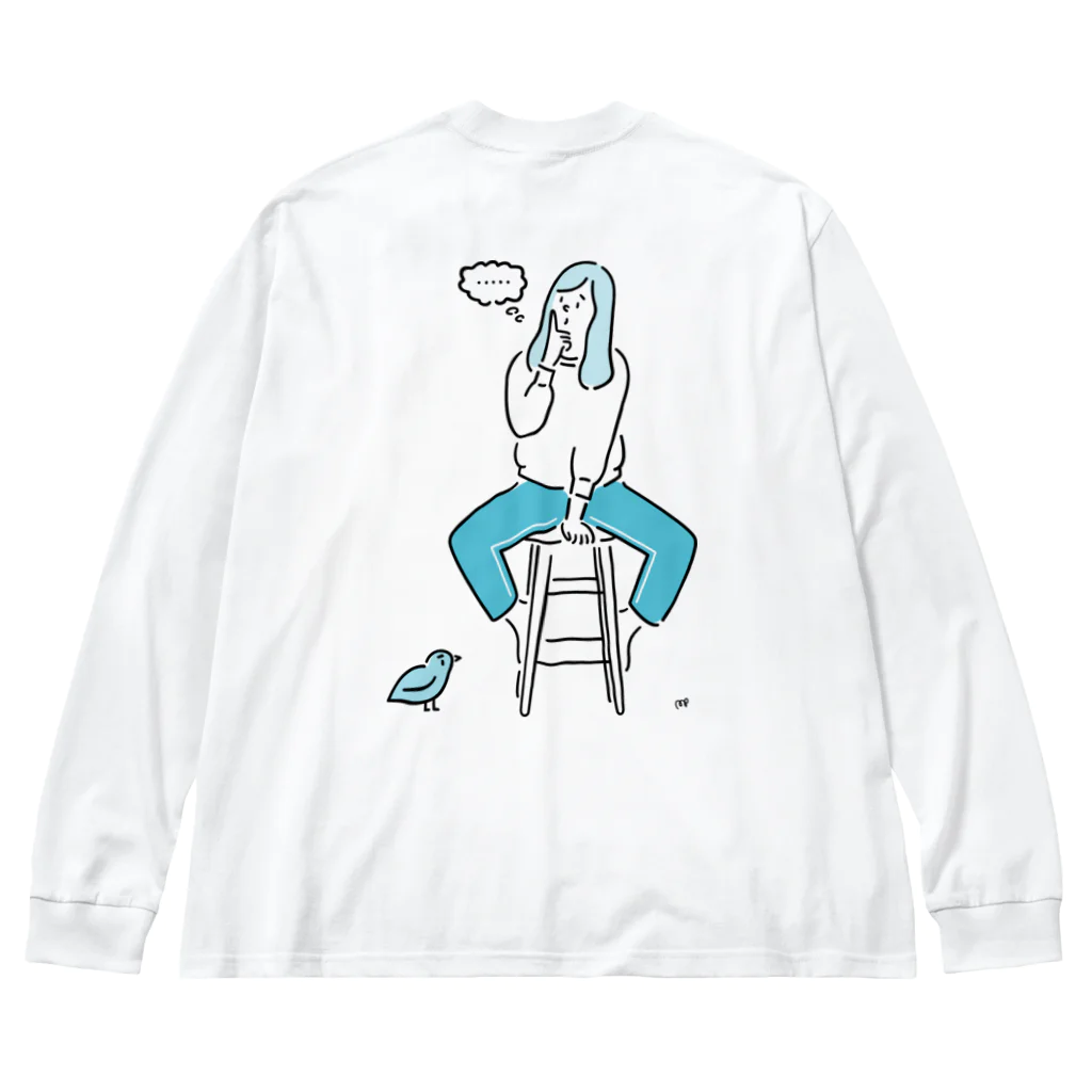 MITAINA PRODUCTIONのBLUEBIRD1 ビッグシルエットロングスリーブTシャツ