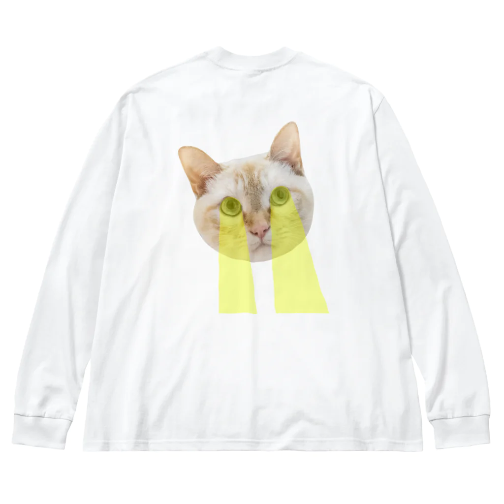 こいぬおじさんのビーム猫 Big Long Sleeve T-Shirt