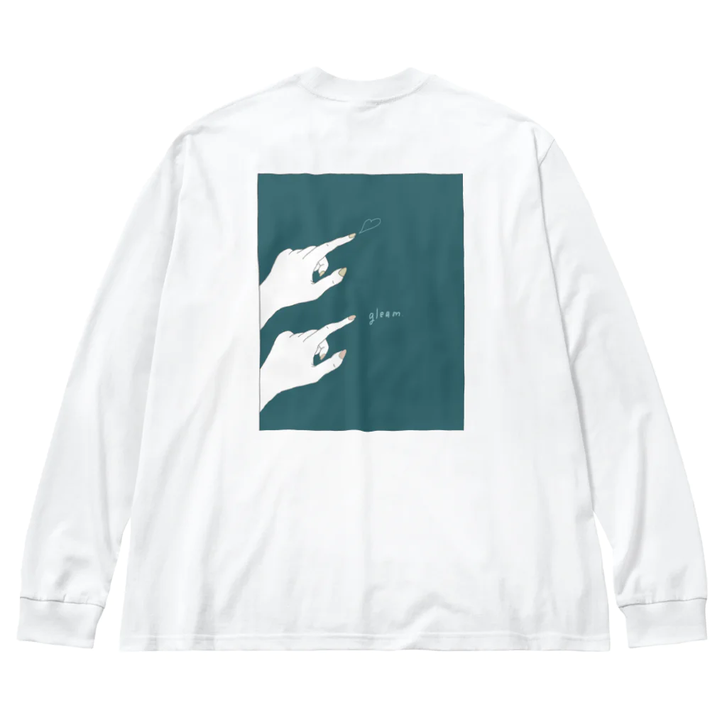 Cloudy_Gleamのgleam_hutari ビッグシルエットロングスリーブTシャツ