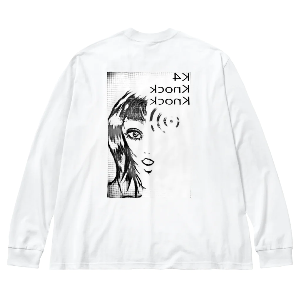 帽子屋のK4knockknock ビッグシルエットロングスリーブTシャツ