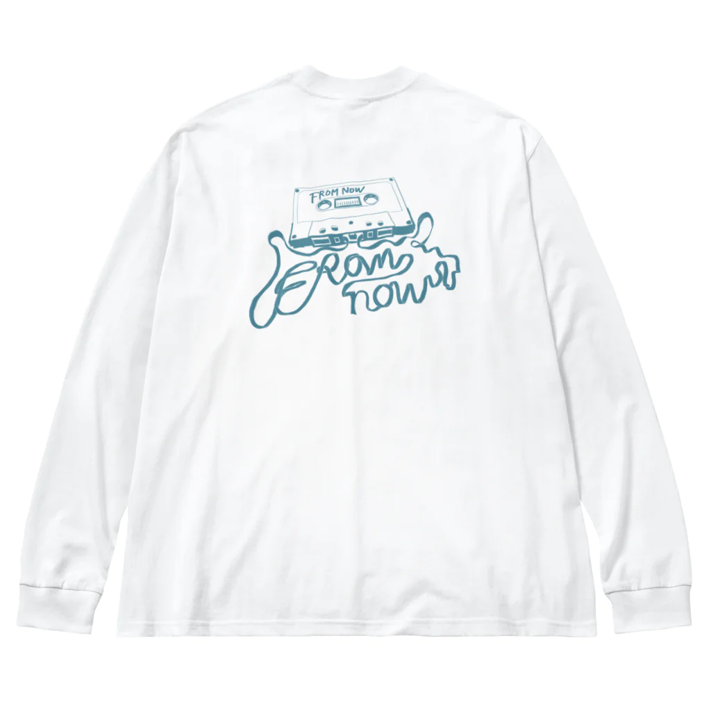 まんぷくのバーコード ビッグシルエットロングスリーブTシャツ