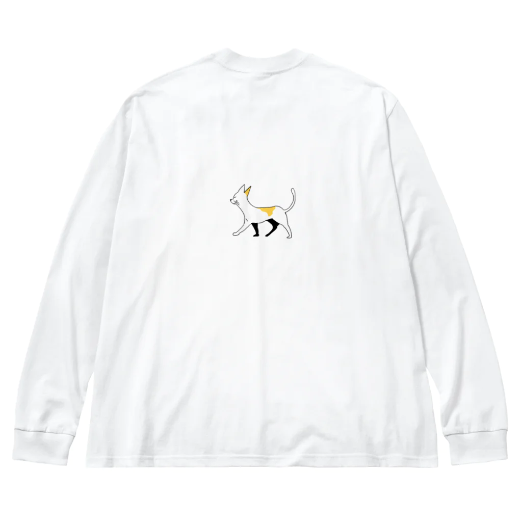 旅する漫画家shimi43ショップの黒猫たち Big Long Sleeve T-Shirt