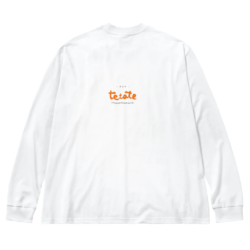 tetoteのあおいろ Big Long Sleeve T-Shirt