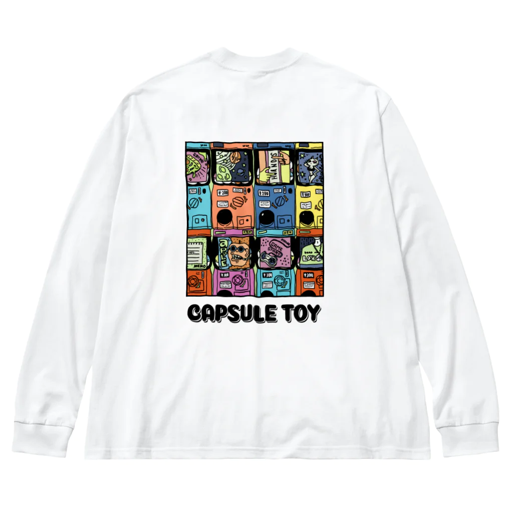 ちくわのいそべあげのCAPSULE TOY Big Long Sleeve T-Shirt