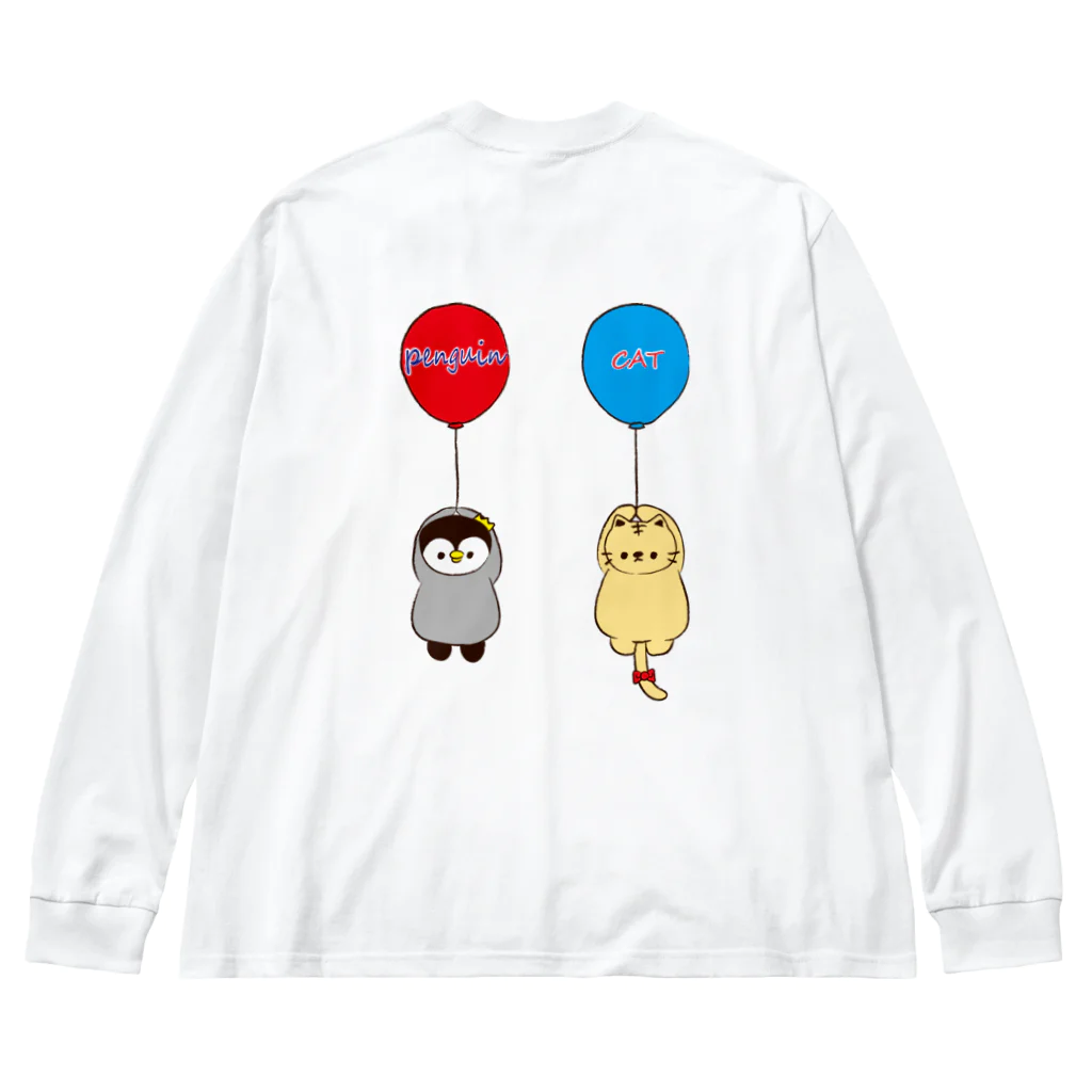 猫店長のお店～ペンギンの野望～の風船 Big Long Sleeve T-Shirt