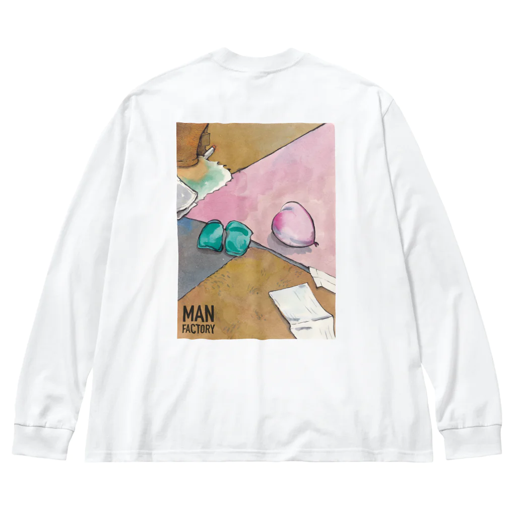 MAN FACTORYの脳内日記 〜 もも ？〜 Big Long Sleeve T-Shirt