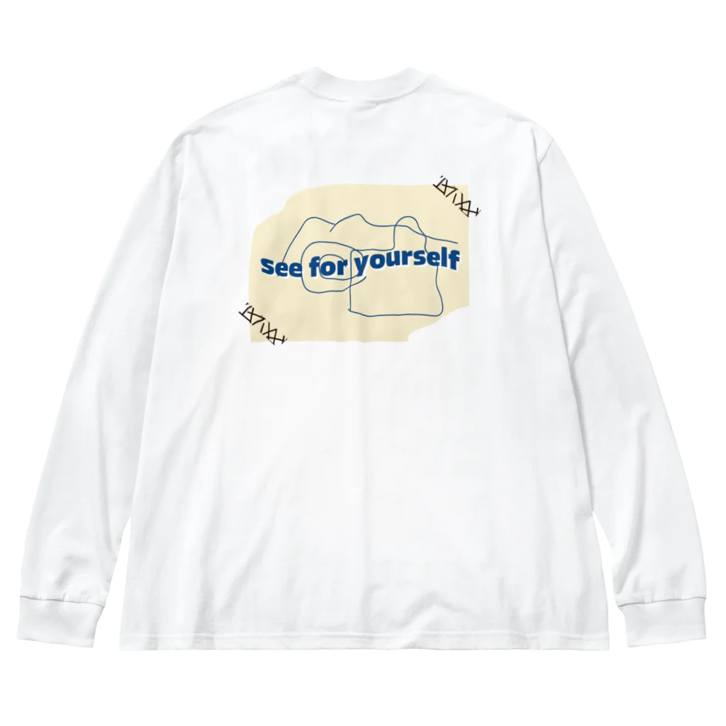 0012 AMKRのsee for yourself Big Long Sleeve T-Shirt