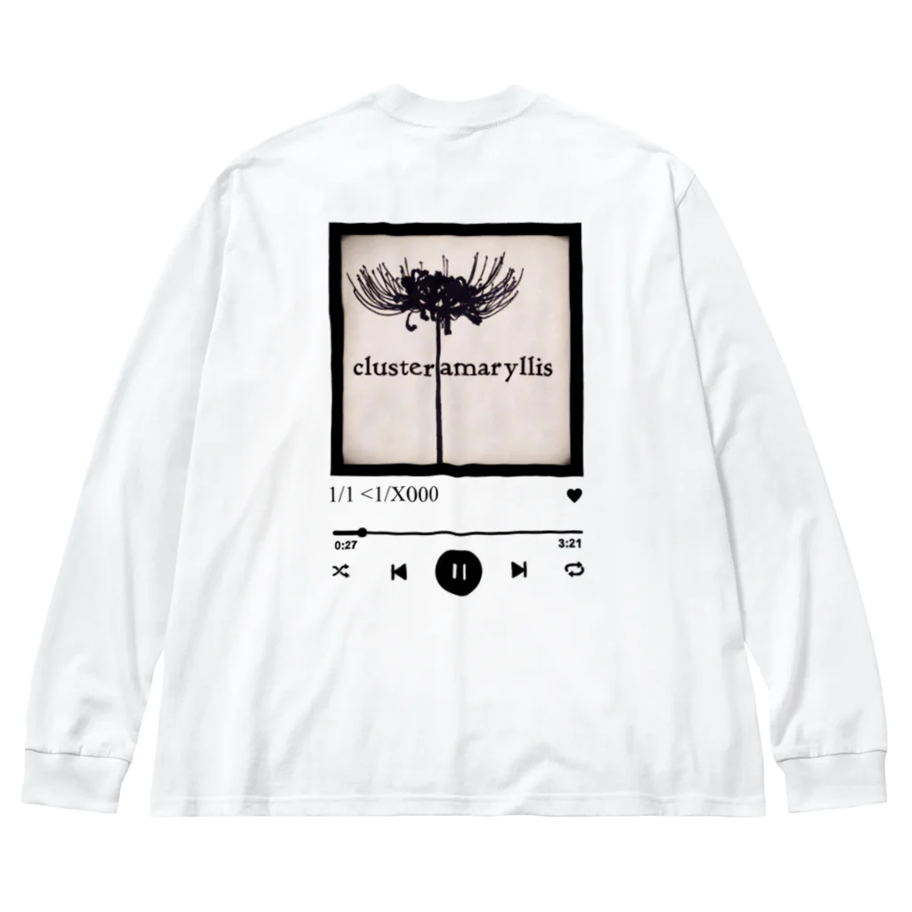 Cluster amaryllisのcluster amaryllis ビッグシルエットロングスリーブTシャツ