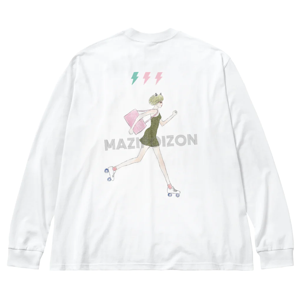 MAZI POISONのMAZI POISON T No.2 ビッグシルエットロングスリーブTシャツ