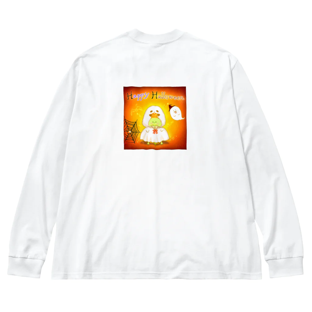 どるちぇ＊うさぎの《ハロウィン07》＊かめくんおばけ＊ Big Long Sleeve T-Shirt