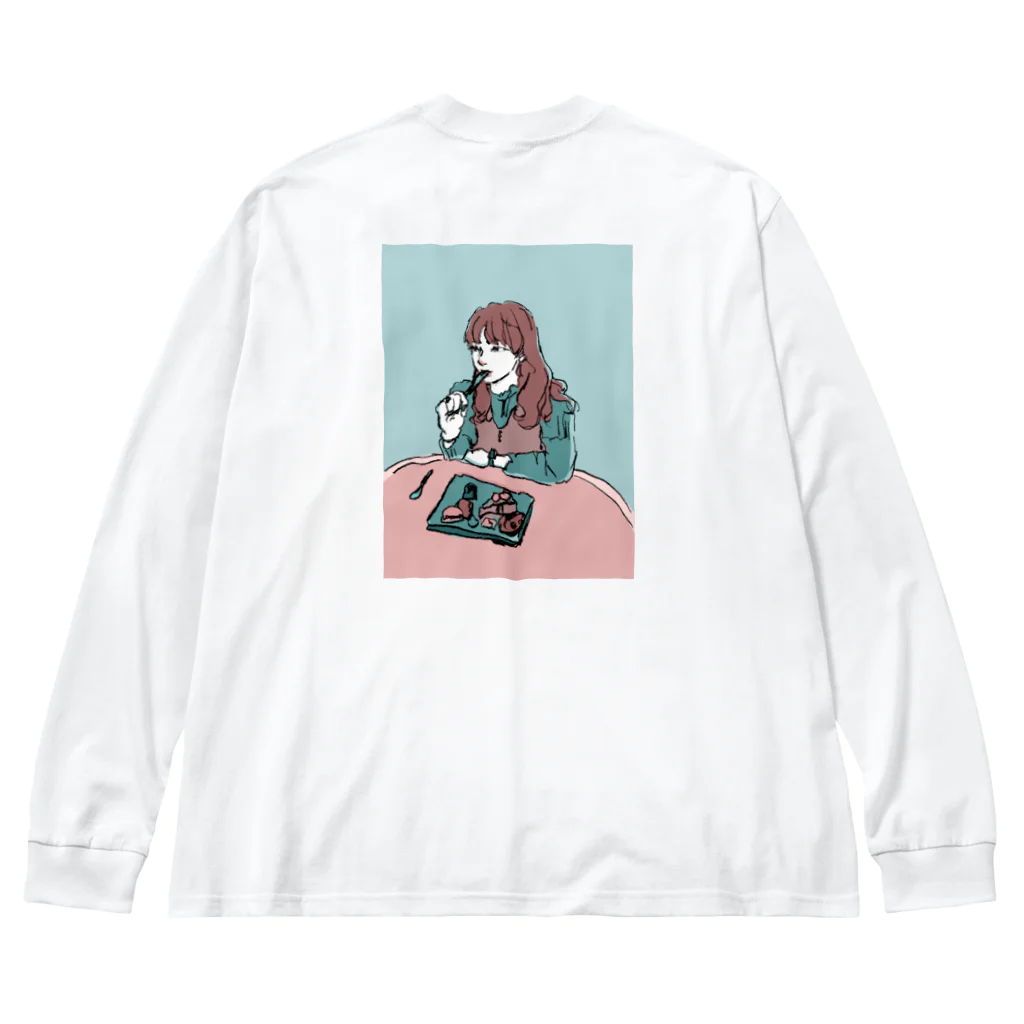 はげまるの甘味 Big Long Sleeve T-Shirt