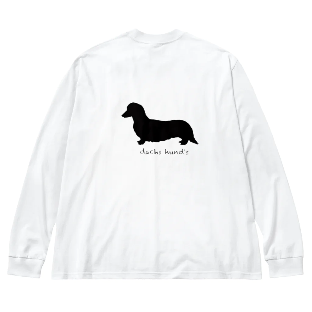 dog house RadishのDACHSHUND ビッグシルエットロングスリーブTシャツ