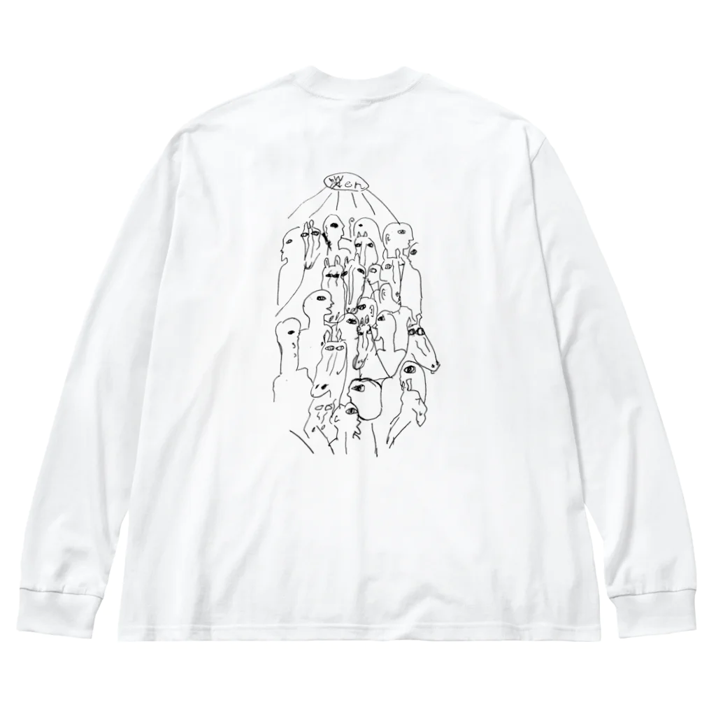 yunoの馬 Big Long Sleeve T-Shirt