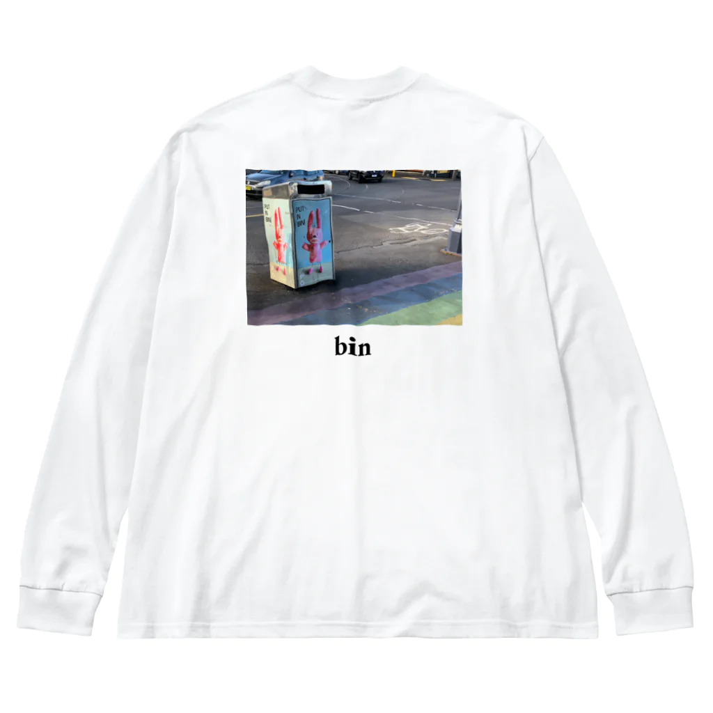 Samantha Kyus Studioのビンはbinに捨てましょう Big Long Sleeve T-Shirt