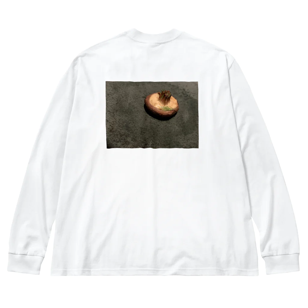 Samantha Kyus Studioの【さかさま】調理されたキノコ ビッグシルエットロングスリーブTシャツ