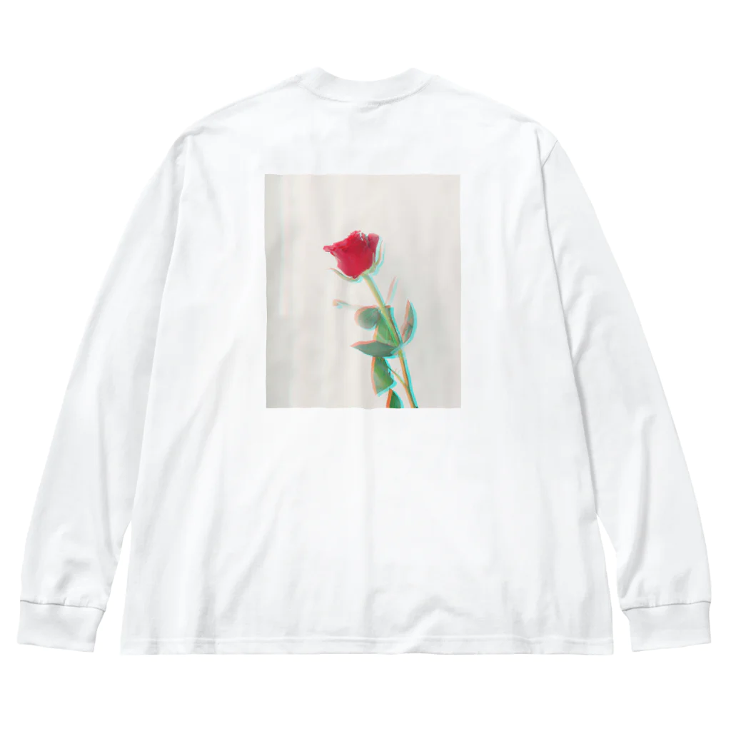 うしハムくん𓀙🌈の薔薇ちゃん ビッグシルエットロングスリーブTシャツ