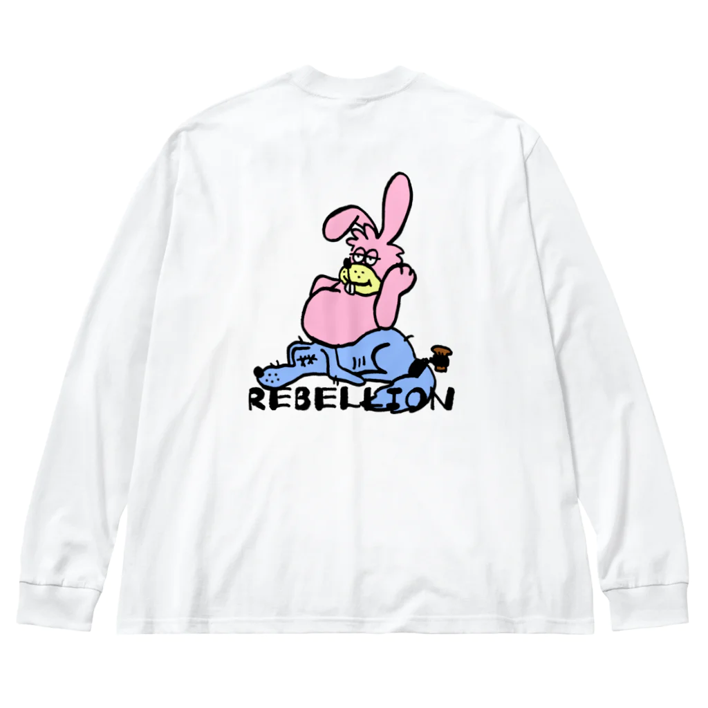 BOREDAMNのREBELLION Big Long Sleeve T-Shirt