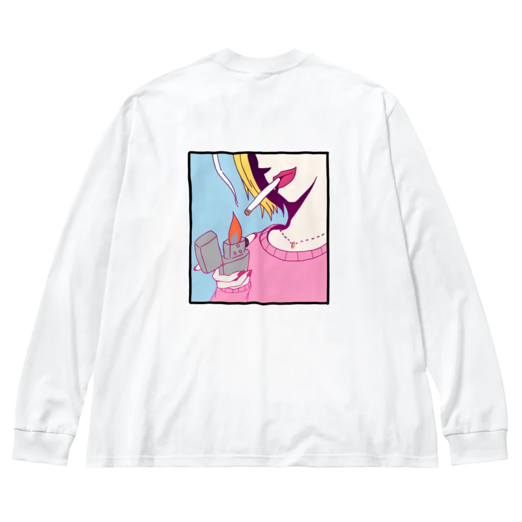 Hironoriのタバコちゃん Big Long Sleeve T-Shirt