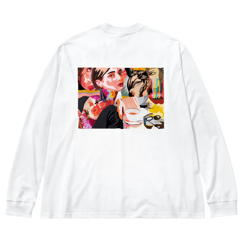 IORI KIKUCHIの砂の女　by Iori Kikuchi Big Long Sleeve T-Shirt