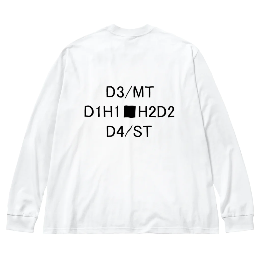 Sakana-manのD4 ビッグシルエットロングスリーブTシャツ