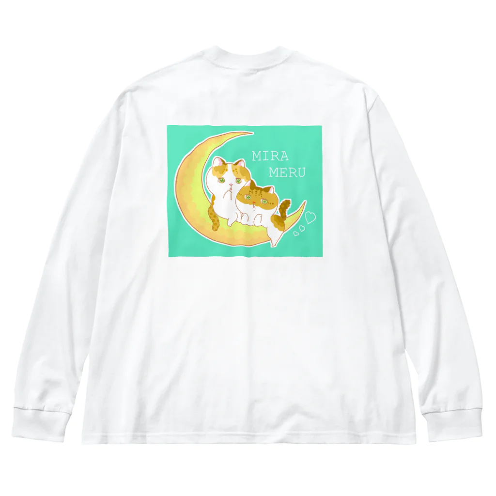 猫カフェラグドール（大阪難波）の夢かわミラメルGR ビッグシルエットロングスリーブTシャツ