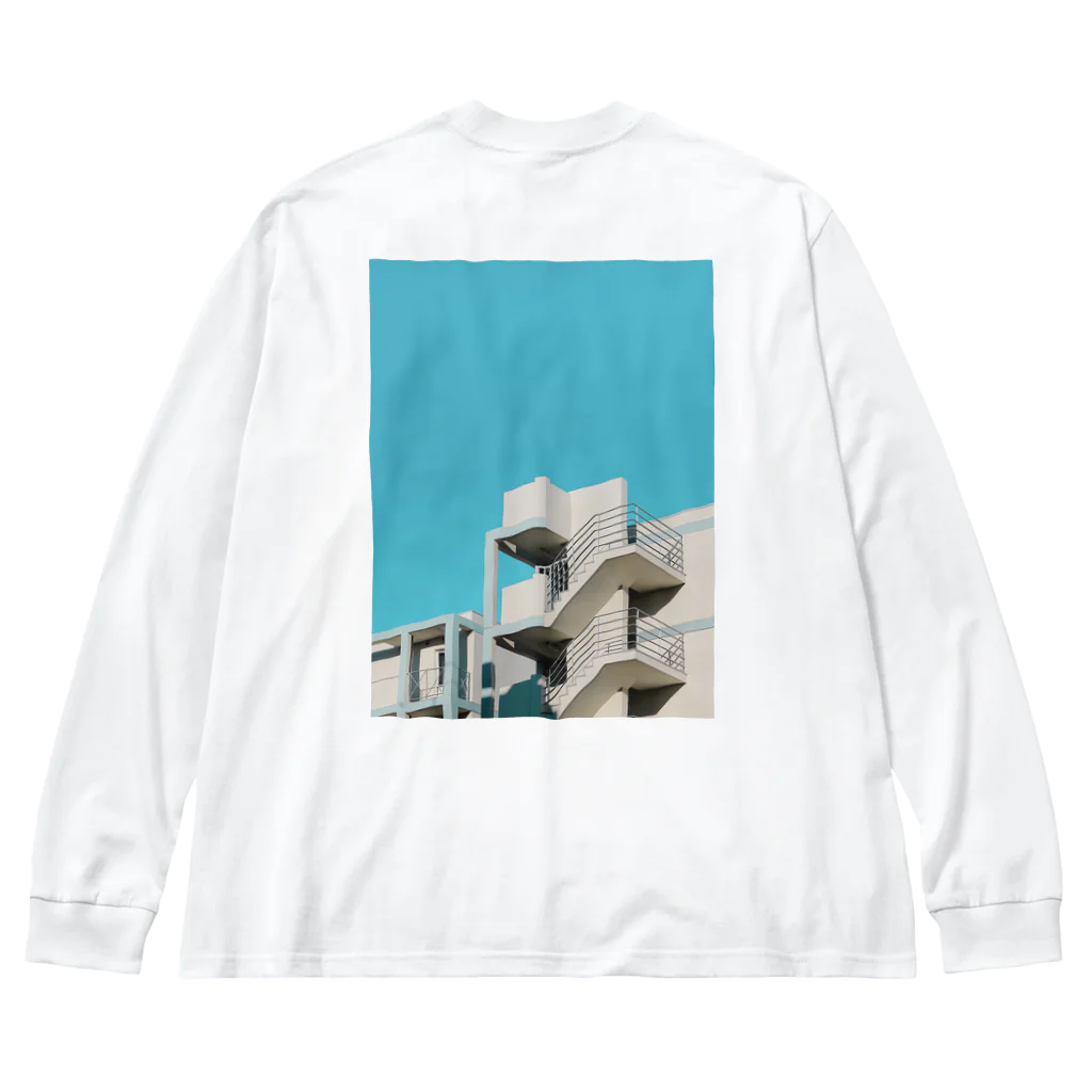 傘の#0bb5cb Big Long Sleeve T-Shirt