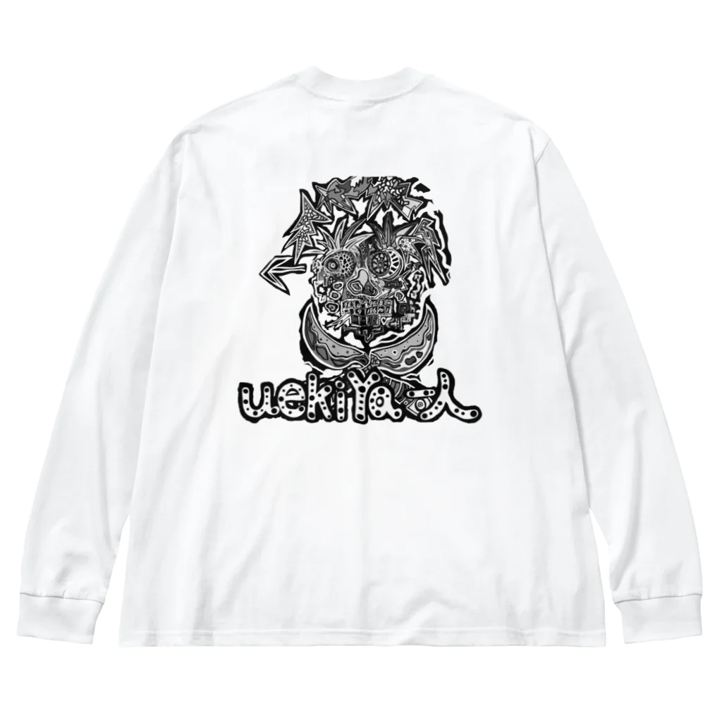 uekiya一人のuekiya一人 ビッグシルエットロングスリーブTシャツ