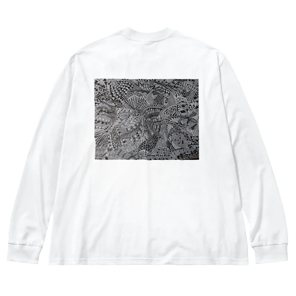 たかしょのモノクロ2 Big Long Sleeve T-Shirt