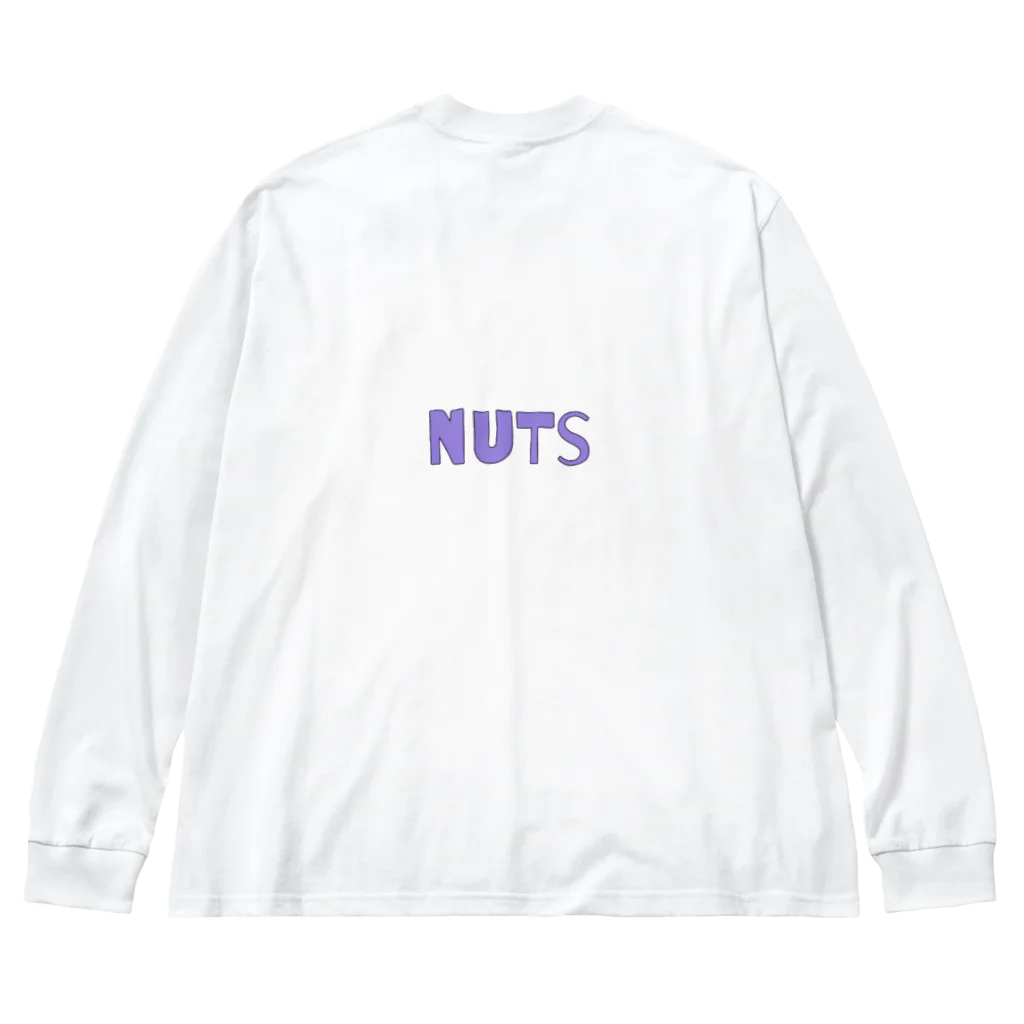 ill nutsのnuts 紫 ビッグシルエットロングスリーブTシャツ