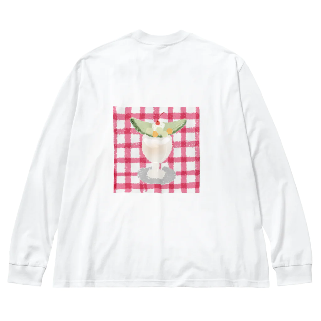 おまめのプリンセスのメロンパフェ Big Long Sleeve T-Shirt