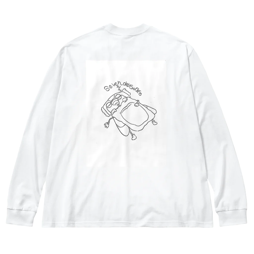 みんながんばってるの夏をサボった蝉ちゃん Big Long Sleeve T-Shirt