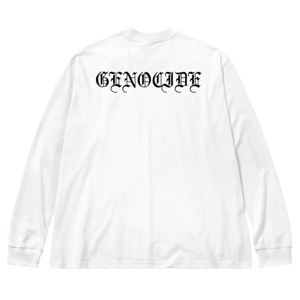 heaveninjectionのgenocide ビッグシルエットロングスリーブTシャツ