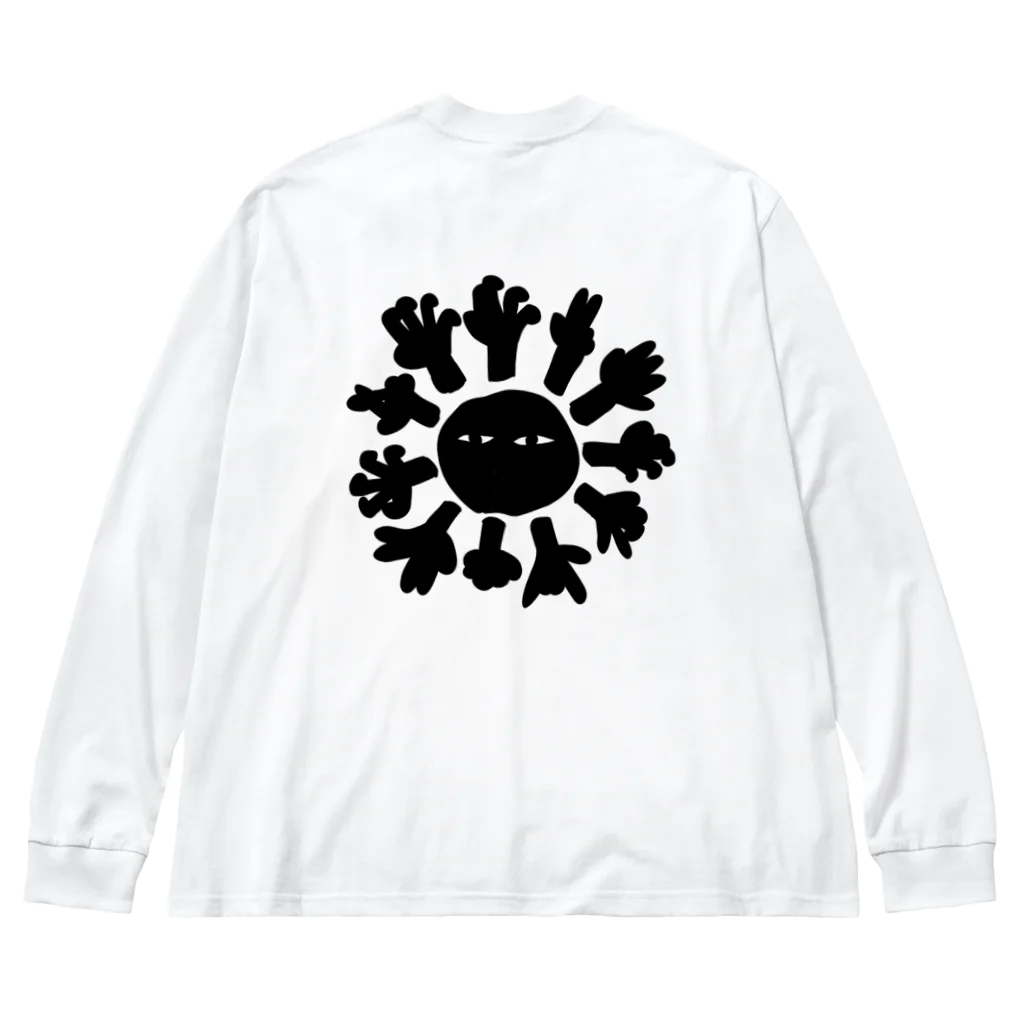 ZUZUQのhand sun ビッグシルエットロングスリーブTシャツ