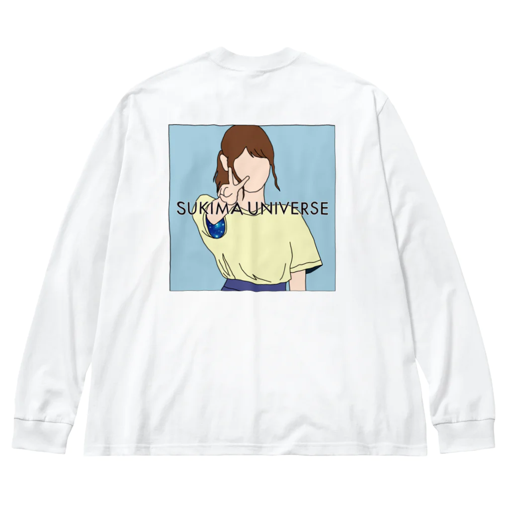 森田GMのSUKIMA UNIVERSE 脇 ビッグシルエットロングスリーブTシャツ