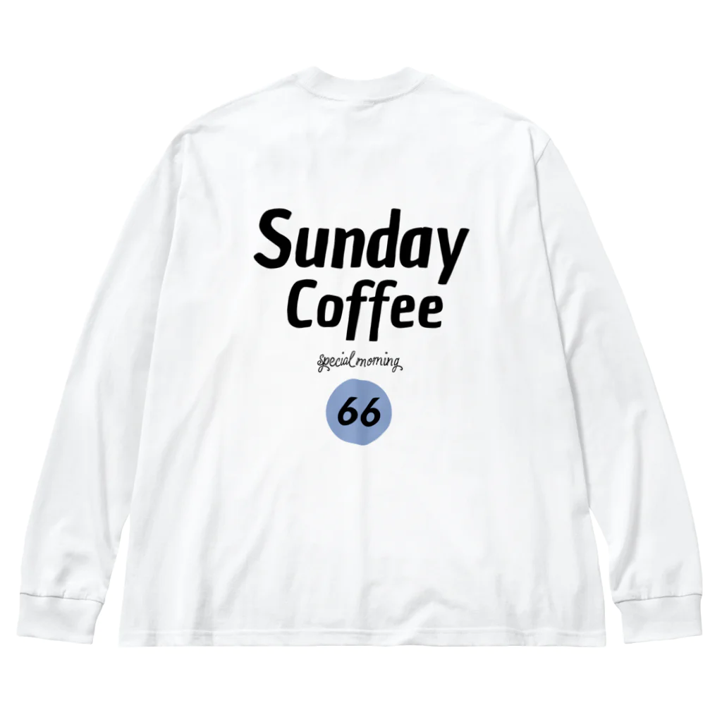 SUNDAY BROのSunday coffee ビッグシルエットロングスリーブTシャツ