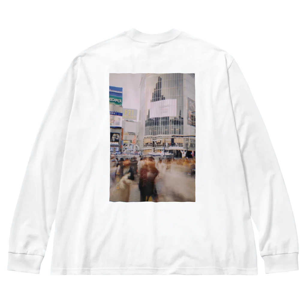 ちゃかぱんのスクランブル交差点 Big Long Sleeve T-Shirt