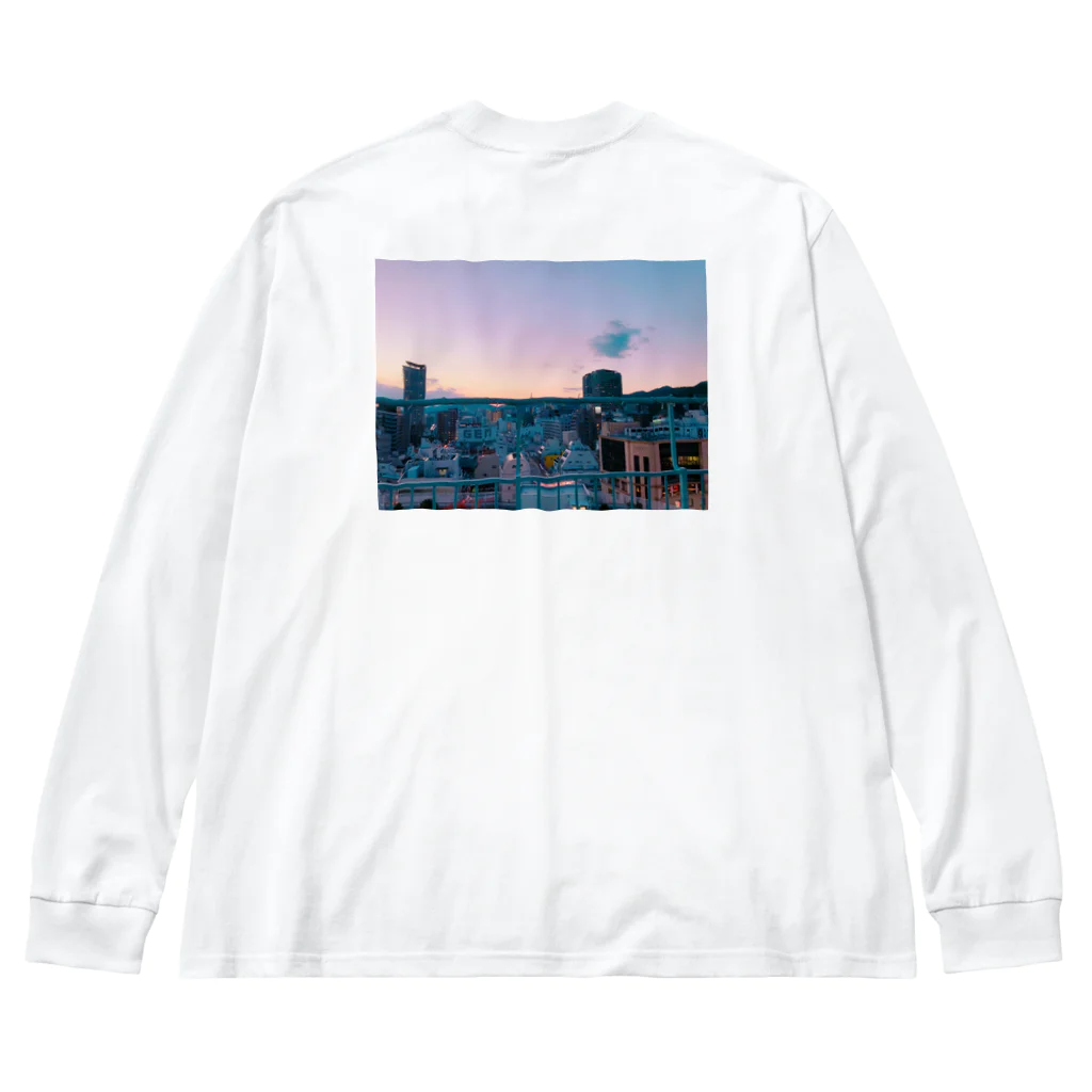 メルローズのkobecitypop ビッグシルエットロングスリーブTシャツ