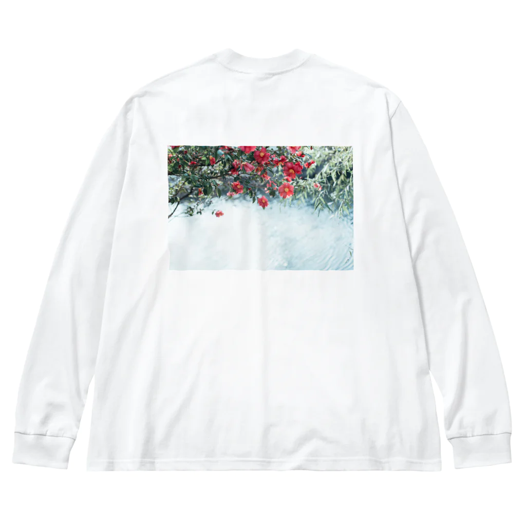 yamyam_mikanの黄昏　バックプリント Big Long Sleeve T-Shirt