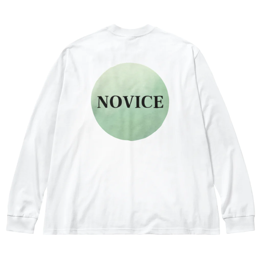 -NOVICE-のNOVICE 21ss PURINT LOGO BIG T ビッグシルエットロングスリーブTシャツ