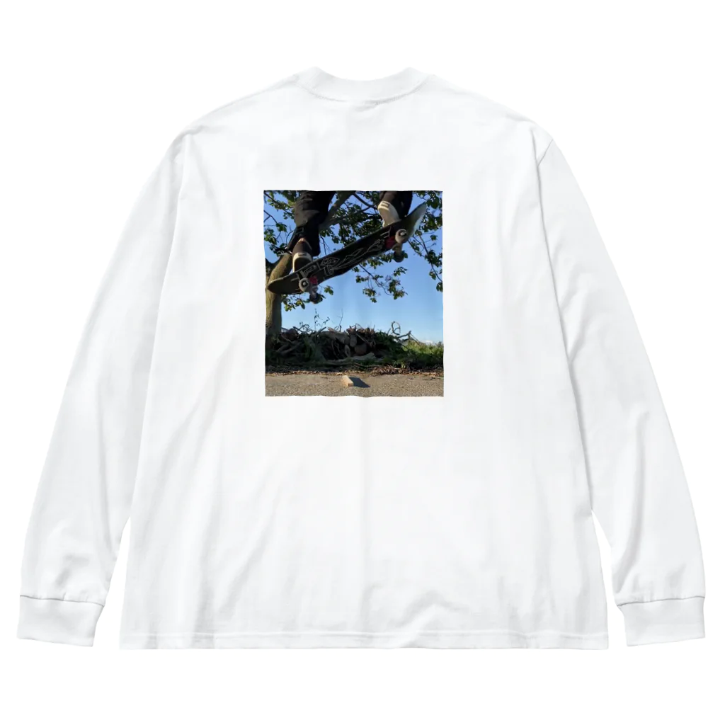 A’sのスケートボートプリントシャツ Big Long Sleeve T-Shirt